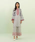 Women's Pret Cotton Viscose Embroidered White Straight Shirt
